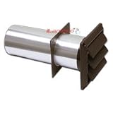 Buy 4 Duct Louvered Plastic Shutters. With Duct Connection Tailpiece-2 Pieces... by Fantec