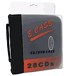 E-Case 28-Disc CD Wallet Black