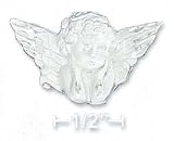 Sterling Silver Satin Diamond Cut 17x29mm Raphael Angel Tack Pin