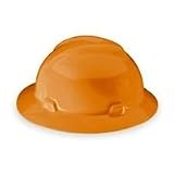 MSA Hi-Viz Orange V-Gard Class E, G ANSI Type I Polyethylene Non-Slotted Hard Hat With Fas-Trac Suspension