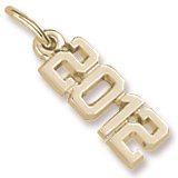 Rembrandt Charms 2012 Charm in Silver or Gold