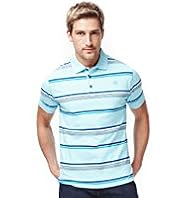 Blue Harbour Slim Fit Pure Cotton Striped Polo Shirt