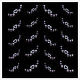 Joby Jewels on White Design Nail Sticker- JB-04