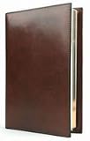 Bosca Old Leather Collection Ruled Journal Dark Brown