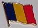 Country Flag Enamel Pin Badge - Romania