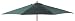 Bond Y99153 Green Market Umbrella with Wood Pole