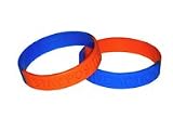  : (Price/piece)"POSITIVE" Debossed Silicone Wristbands, Debossed Silicone Bracelets