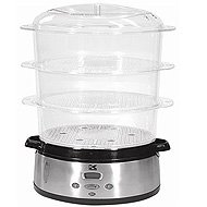 Kalorik DG-16271 800-Watt 3-Tier Food Steamer, Stainless Steel