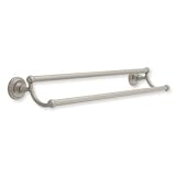Franklin Brass 9045SN 24 Jamestown Double Towel Bar, Satin Nickel