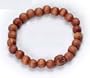 All Natural Handmade Plain Cedar Prayer Bracelet (elastic thread) - 8mm Prayer Bracelet