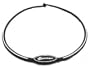 Phiten Sport Type Titanium Necklace - Black/White