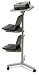 Electronics : Projector Trolley Stand with 2 Utility Shelves for Laptops or Accessory