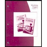 Accounting or Financial Accounting  Working Papers: Chapters 1-17