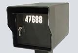 Fort Knox Large Standard Locking Mailbox - Black