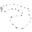 Rhodium Plated Brass Necklaces, 18 Inches Rhodium Plated Brass Necklaces, 18 Inches