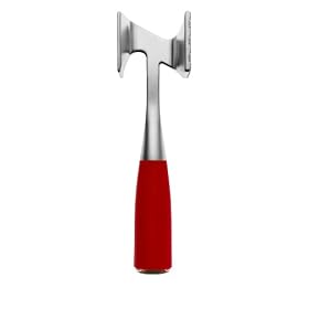 Art and Cook Meat Tenderizer Zinc Positive Collection, Red by Art and Cook