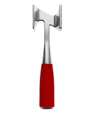 Art and Cook Meat Tenderizer Zinc Positive Collection, Red by Art and Cook