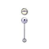 San Francisco Giants 316L Stainless Steel Belly Ring - 14G - 5/8 Inch Bar Length - Sold Individually
