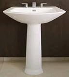 TOTO Lt962#01 Soiree 24 Lavatory Single, Cotton White
