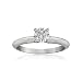 .50ct Certified Diamond Solitaire Engagement Ring in 18kt White Gold