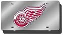 Casey 9474613927 Detroit Red Wings Laser Cut Silver License Plate