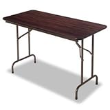 Alera Walnut Folding Table, 48 w x 30 d x 29 h (ALEFT724824WA) Category: Wood Folding and... by Alera