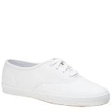  : Keds Women's Champion Sneaker, White Leather, 5.5 M