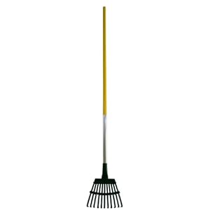 Flexrake 3A Shrub Rake 8-Inch Steel Head with 48-Inch Aluminum Handle