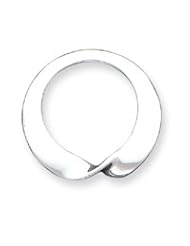 Sterling Silver Fancy Round Pendant