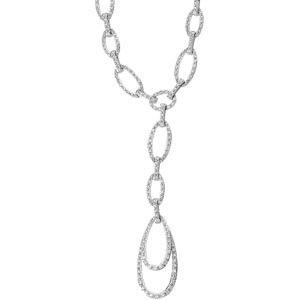 Genuine IceCarats Designer Jewelry Gift 14K White Gold Diamond Necklace. 1 5/8 Ct Tw Diamond Necklace Diamond Necklace In 14K White Gold