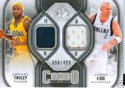 2009 SP Game Used Authentic Jamaal Tinsley & Jason Kidd Dual Game-Worn Jersey Card
