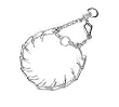 TITAN PINCH COLLAR W/SNAP 18"