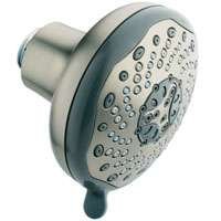 moen shower heads:Moen 21777BN Brushed Nickel Inspire Inspire Seven Function Shower Head Only with 1/2 Inch Connection 21777