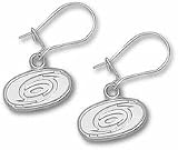 Logoart Carolina Hurricanes Sterling Silver Earrings