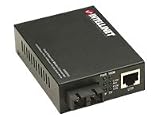 INTELLINET Fast Ethernet Medienkonverter 10/100Base TX auf 100Base-FX (SC) Multimode 2 km