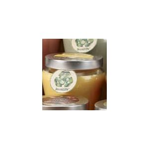 Pack of 4 Environmentaly Safe Lemon Kiwi Soy Jar Candles