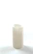 Pack of 6 White Glitter Flameless LED Christmas Pillar Candles 6"