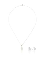 Cordoba Conjunto de cadena, colgante y pendientes