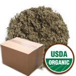 Bulk Sage Leaf Rubbed, CERTIFIED ORGANIC, 25 lb. box - Kosher