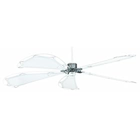 Casablanca 23B002 Malibu Star Ceiling Fan, Snow White