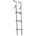 New First Alert Folding Fire Escape Ladder 24 Foot 3 Story Strong Steel Slip-Resistant Rungs