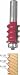Freud 80-572 1/8-Inch Radius Triple Beading Router Bit with 1/2-Inch Shank