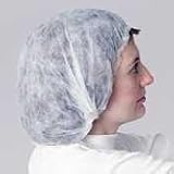 (Price/BG)Spun Bonded 20 Hair Net, White, 100 Nets/Bag