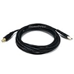 10' USB 2.0 GOLD A-B Printer Cable fo...