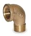 Industrial Grade 1VEW3 Street Elbow, 90 Deg, Red Brass, 3/4 In