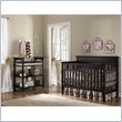 Graco Lauren 4-in-1 Convertible Baby Crib Set in Espresso