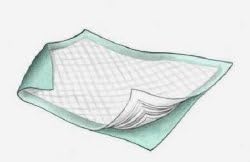 Underpad Wings Durasorb 23 X 36 Inch, Moderate Absorbency, 1093 - Case of 150