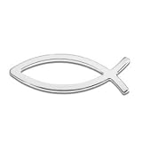 3D Jesus Ithicus Fish Car Truck SUV Motorcycle Emblem