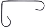 6 Black Plant Bracket