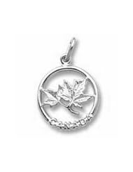 Rembrandt Charms Maple Leaf Charm